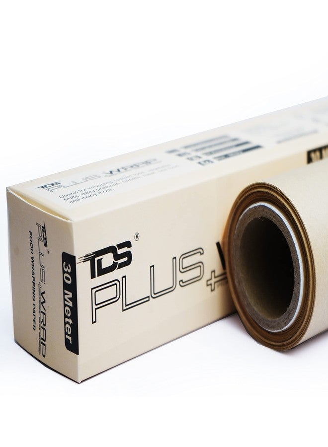 TDS PLUS WRAP Brown Cooking & Baking Paper 11.5'' X 30 Mtrs (Unbleached & Chlorine Free) Baking Paper with Slide Cutter, Heavy Duty & Non-Stick, Brown Parchment Paper for Cooking, Air Fryer. - Image 2